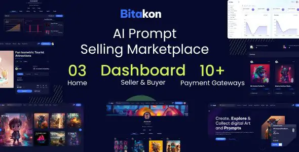 Bitakon AI Prompt Buy Selling Marketplace