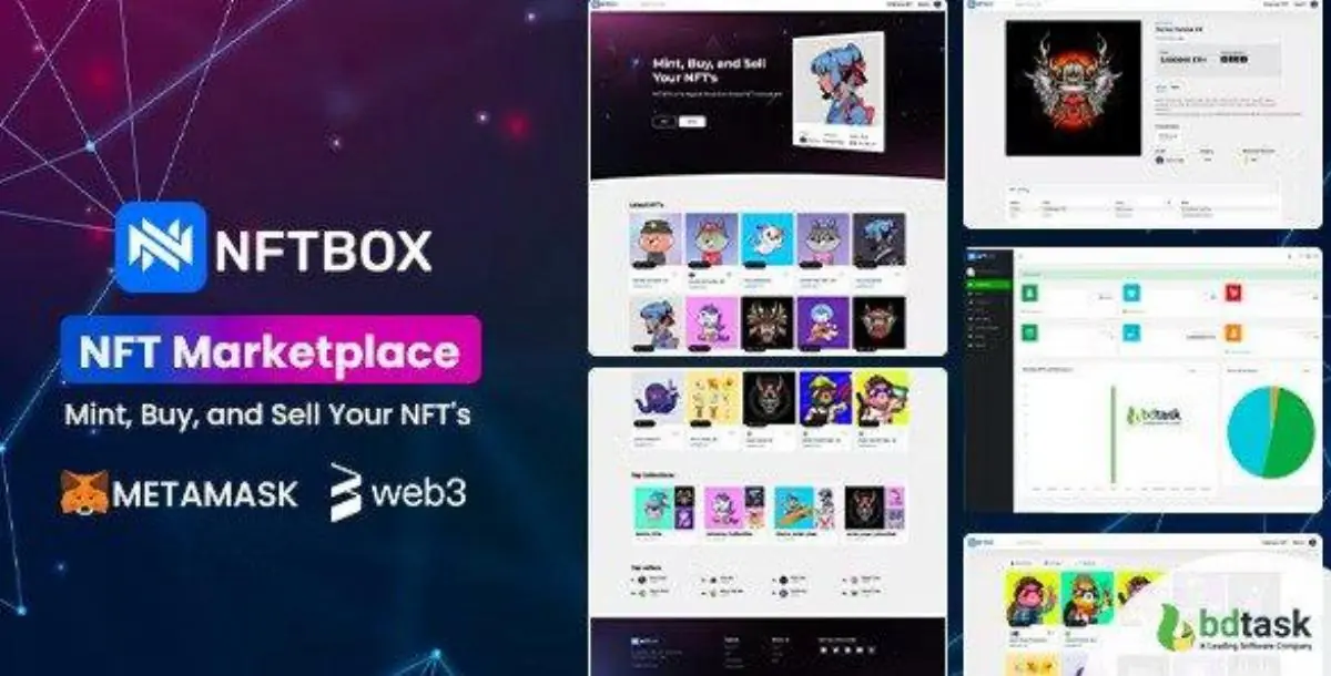 NFTBOX v1.3 NFT Marketplace Script