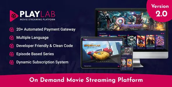 PlayLab On Demand Movie Streaming Platform