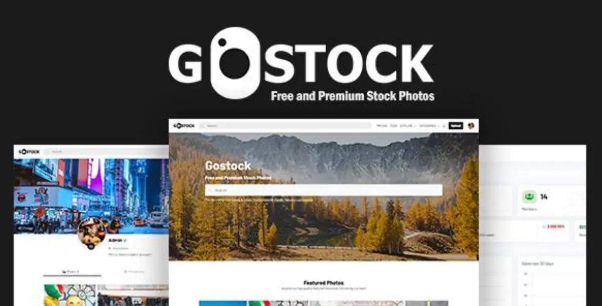 GoStock - Free and Premium Stock Photos Script