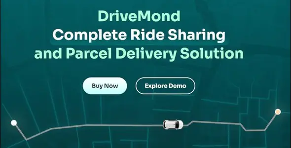 DriveMond v1.8 Ride Sharing & Parcel Delivery