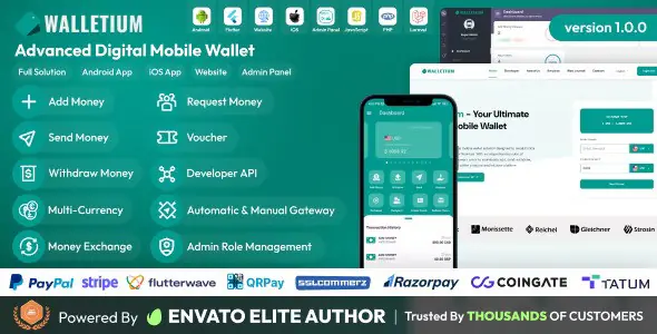 Digital Wallet and Payment Gateway Full Solution